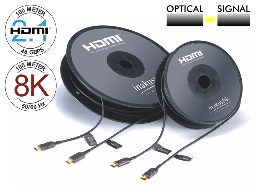In-akustik Excellence HDMI-optische kabel-HDMI , 4K/24Gbps