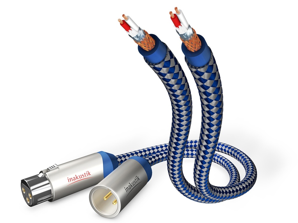 In-akustik Premium XLRm &lt;&gt; XLRf audio kabel