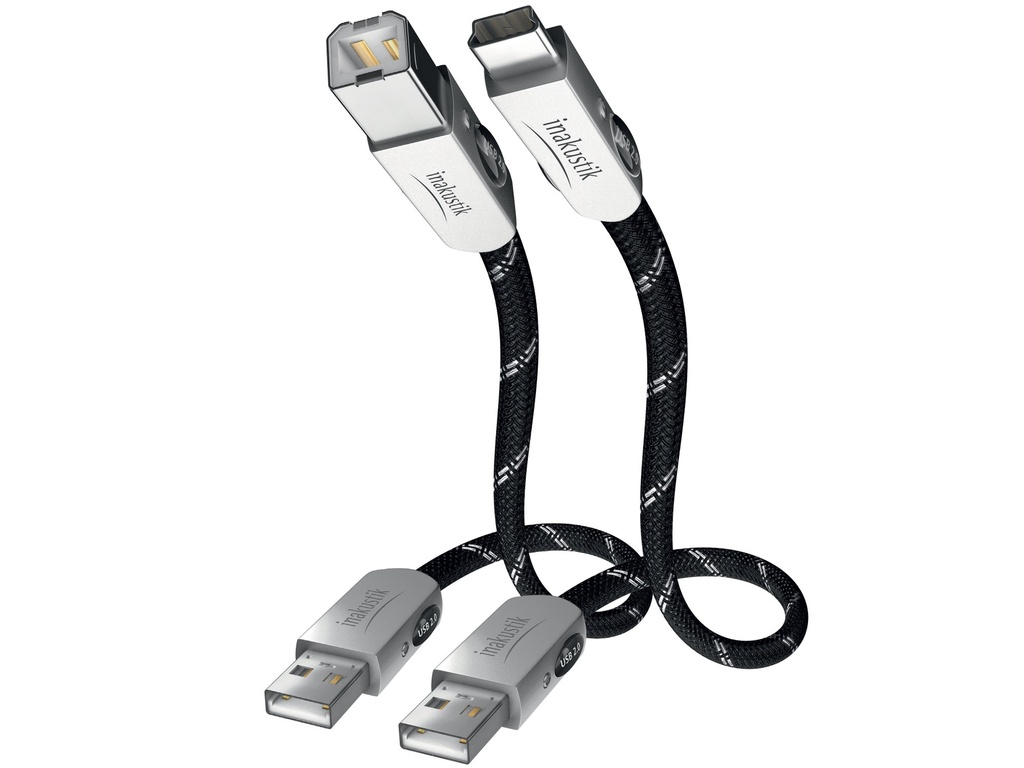 In-akustik Reference USB A &lt;&gt; USB Mini B (v2.0) Data kabel