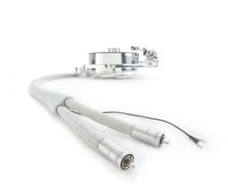 In-akustik Reference PHONO 2405 AIR Pure Silver 2x RCA &lt;&gt; 2x RCA +aarde phono kabel