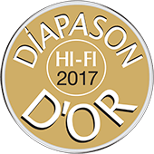 Winner of Diapason d'Or 2017 Hi-Fi Award