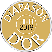Winner of Diapason d'Or 2019 Hi-Fi Award