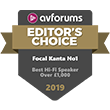 Editor's Choice AV Forum 2019